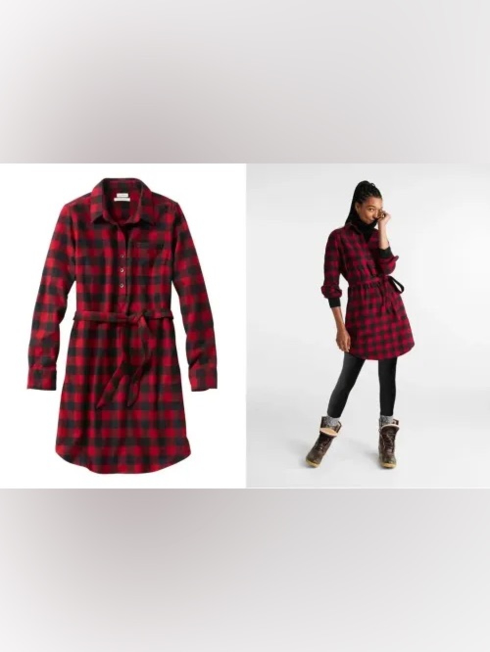 L. L. Bean Women’s Signature Flannel Dress